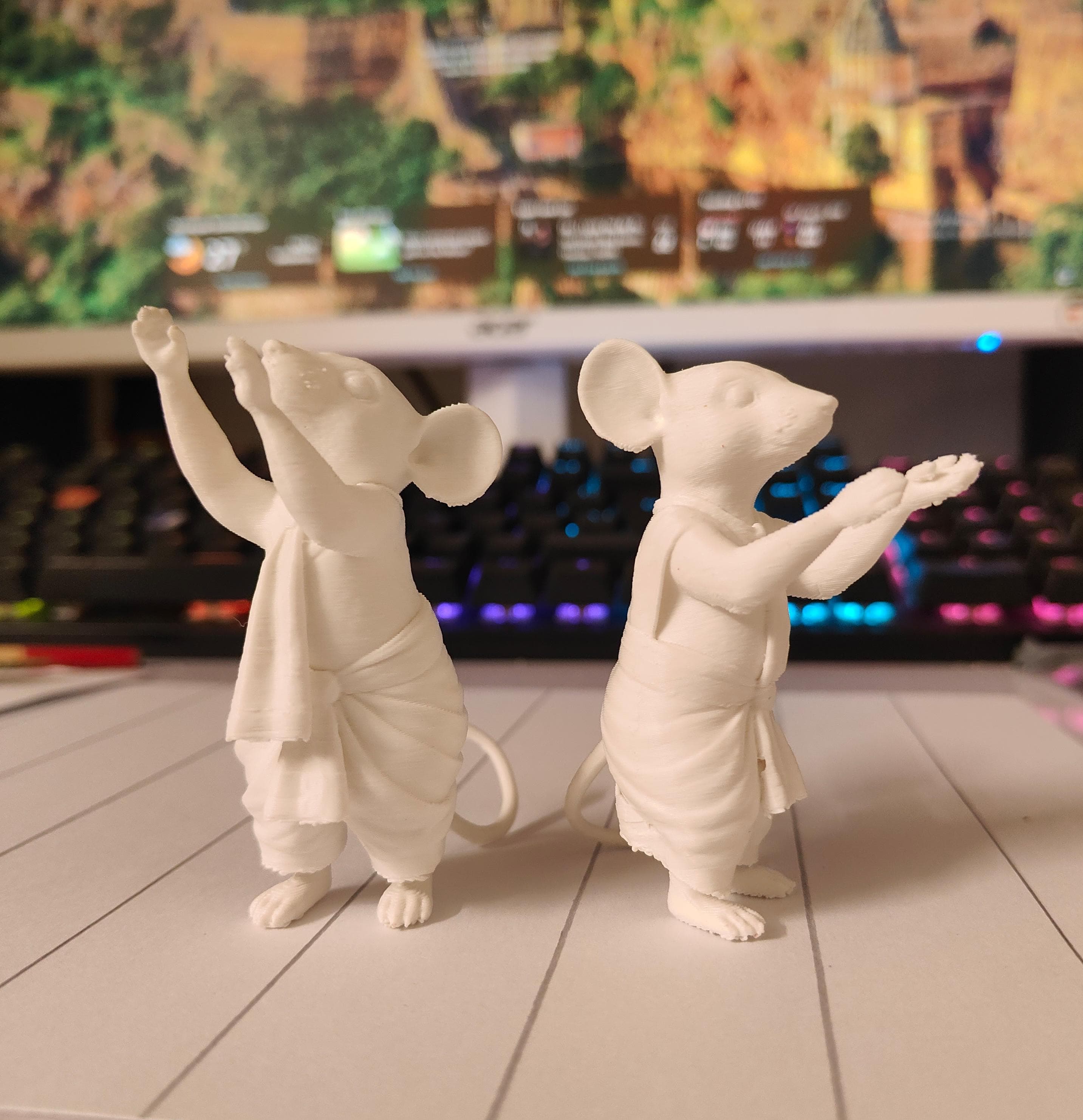 Working Mushak Set โ 3D Printed (Set of 2) ๐ญ๐